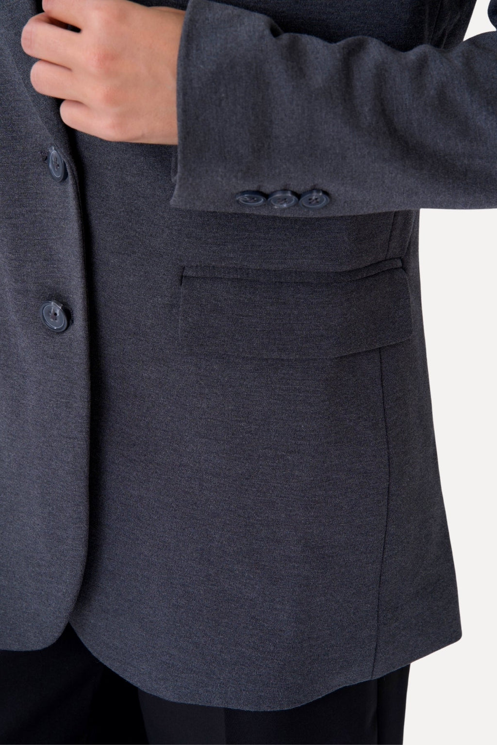 Klassischer Blazer – Dunkelgrau