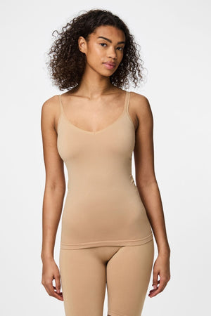 Einfache Unterwäsche -Oberseite - Nature