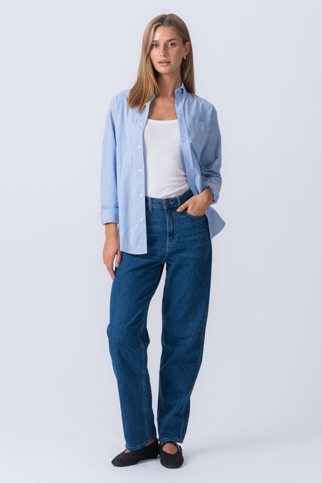 Freund Oxford Hemd - Hellblau