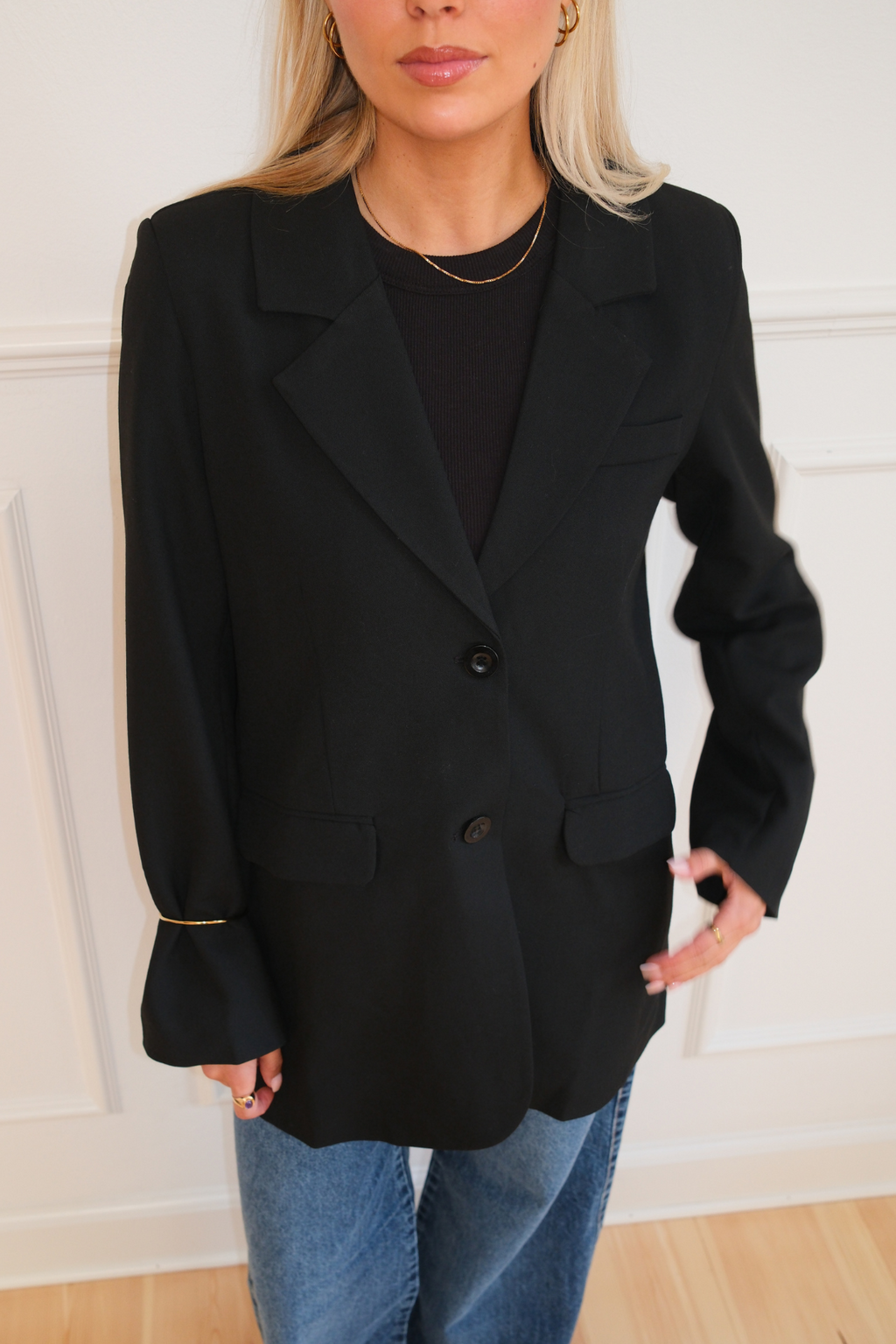 Claire Oversized Blazer - Schwarz