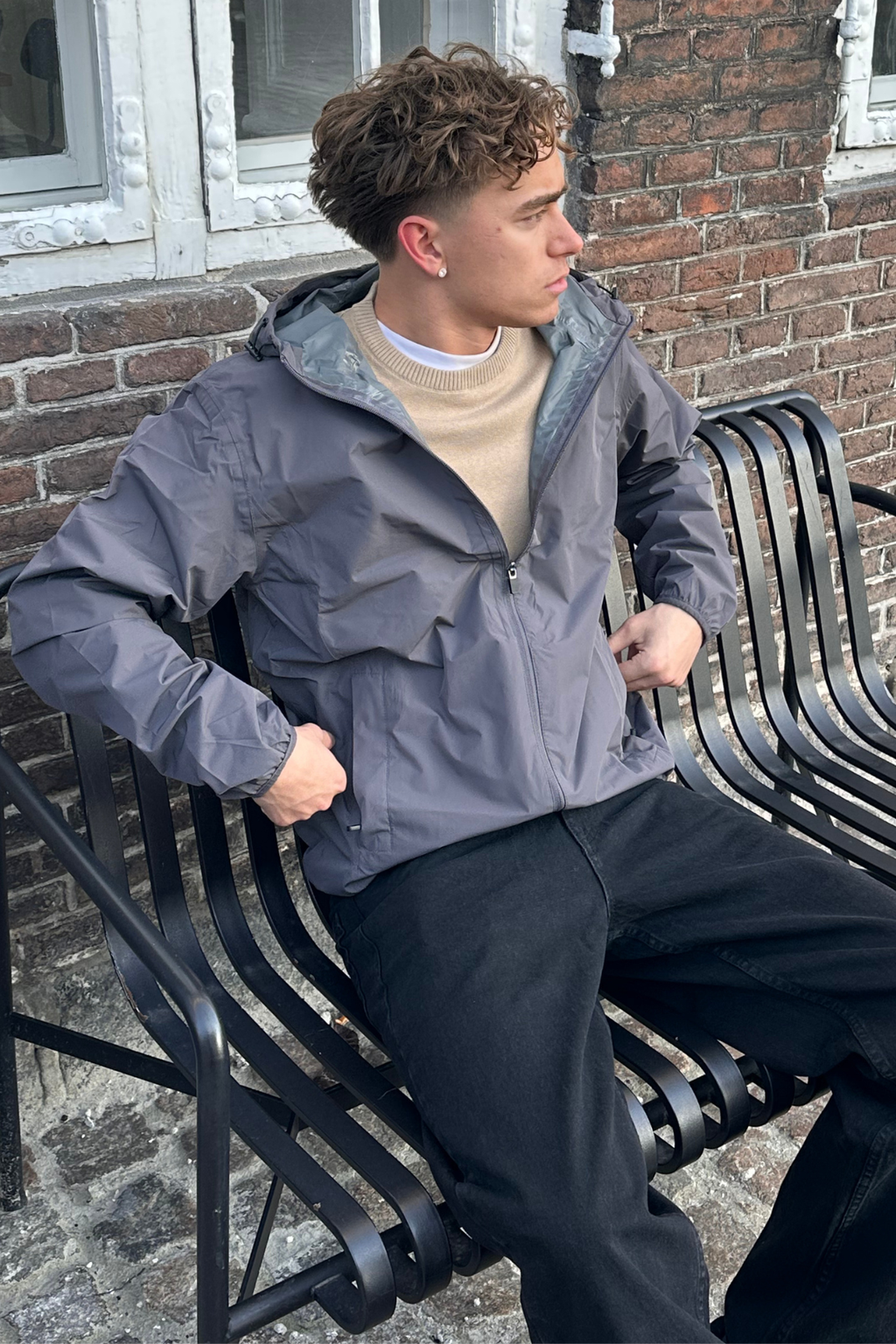 Windbreaker - dunkelgrau