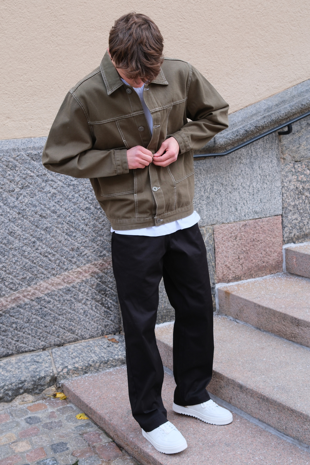 Jeansjacke – Khaki