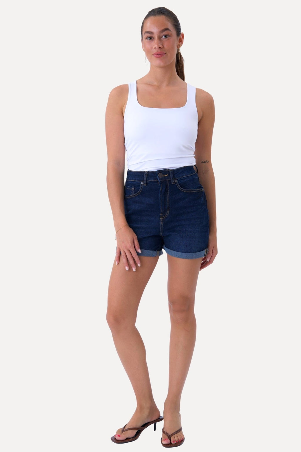 The Original Performance Denim Shorts - Dunkelblauer Denim