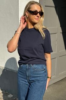 Oversized T-shirt - Marineblau