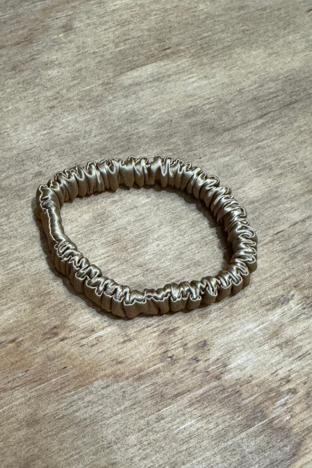 Seiden elastisch - braun