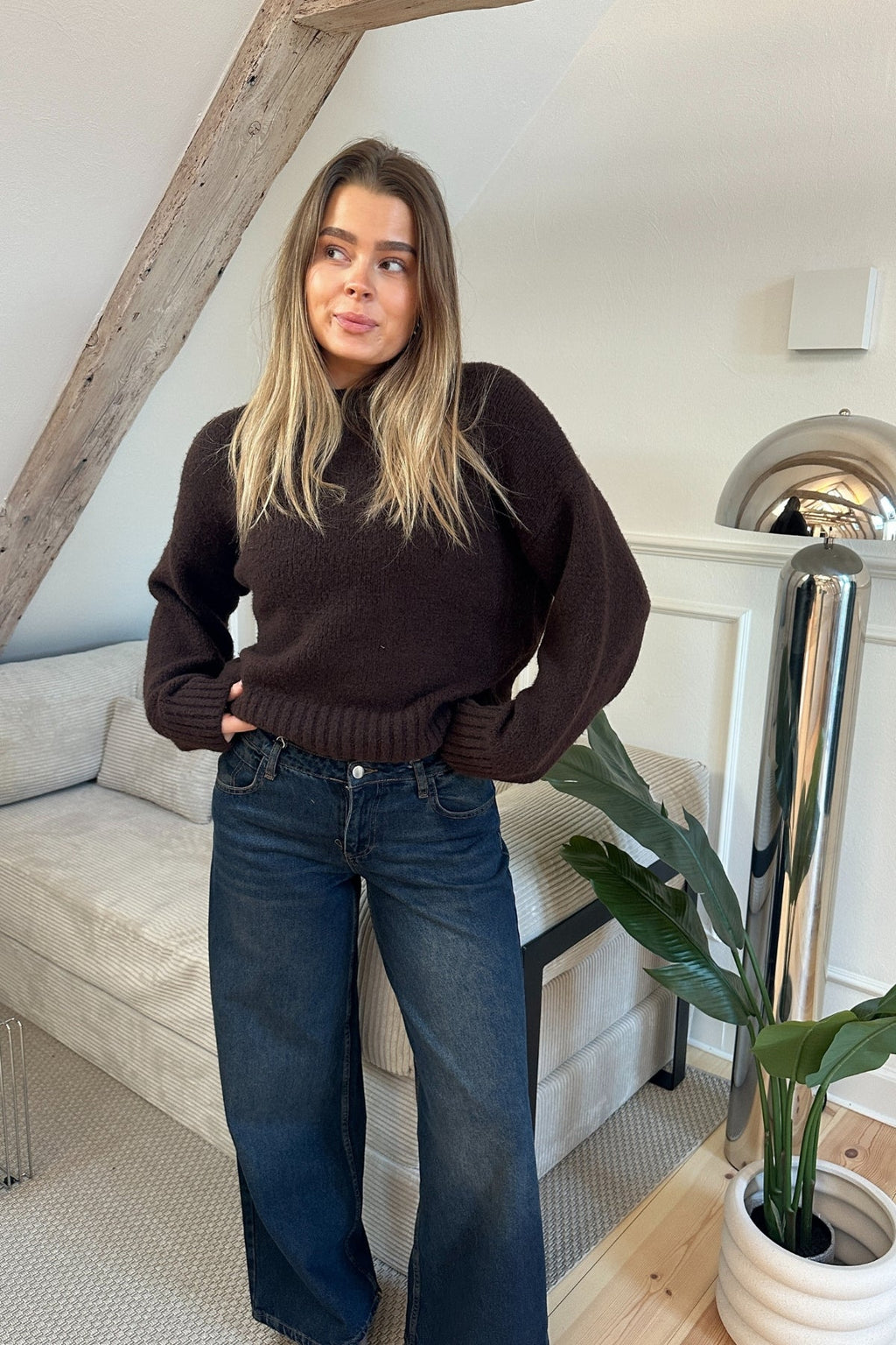 Serena Baggy Jeans – Dunkelblau