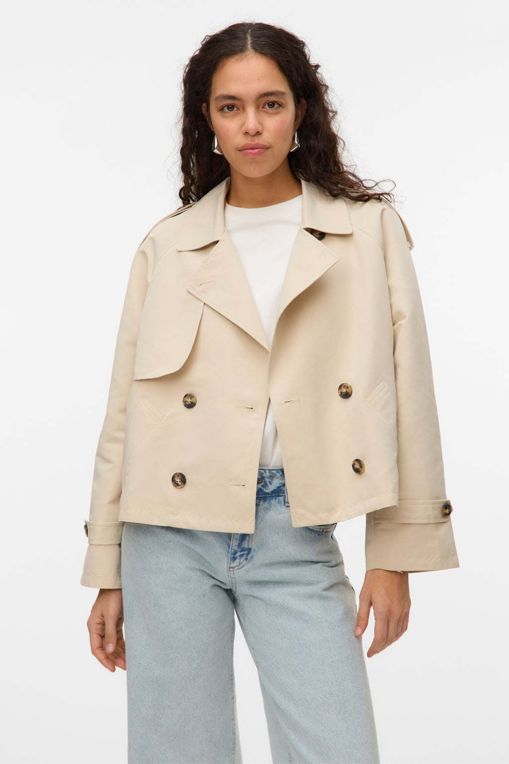 Chloe Kurzer Trenchcoat – Haferflocken