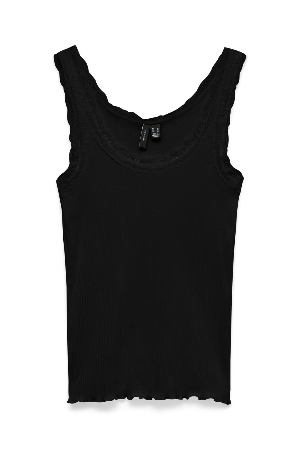 Nana Spitzen-Tanktop - Schwarz