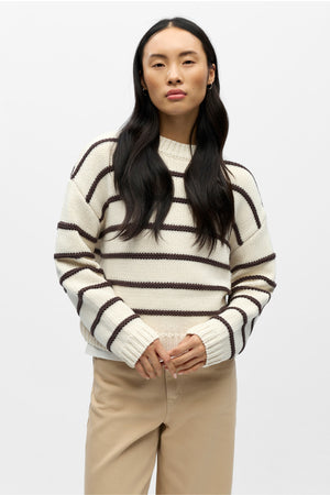 Oda Strickpullover – Birch Seal Brown