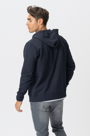 Zip Hoodie - Marineblau