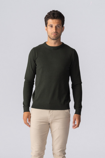 Pullover Roundneck - Armee