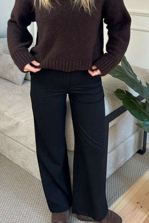 Rosalie Wide Pants - Schwarz