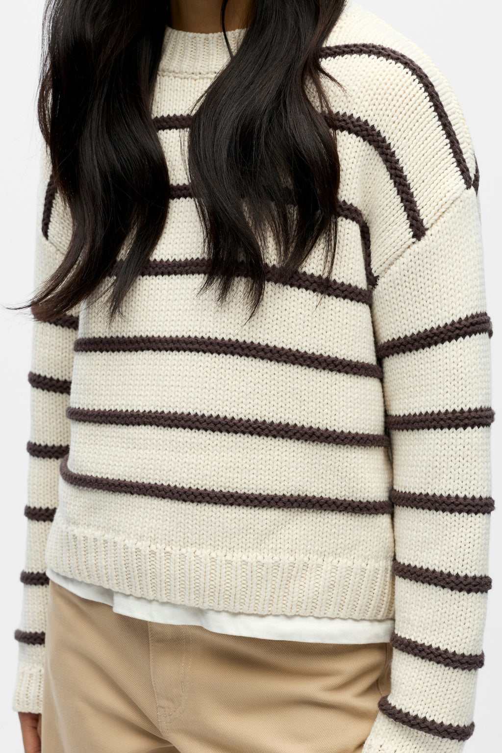 Oda Strickpullover – Birch Seal Brown