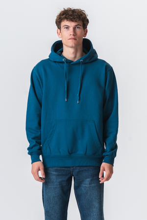 Basic Hoodie - Benzinblau
