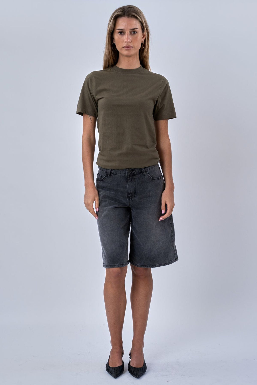 Oversized T -Shirt - Armeegrün