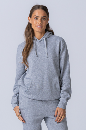 Essential Kapuzenpullover – Grau Melange