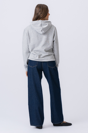 Sweatshirt Hoodie - Asche grau