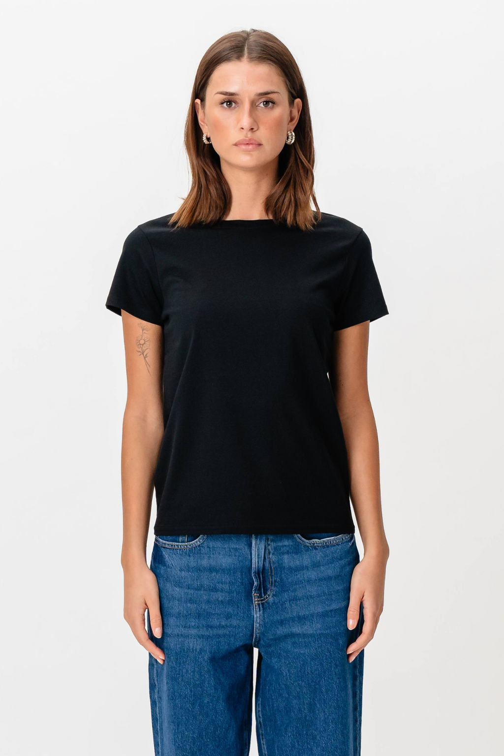 Basic T-Shirt - Schwarz