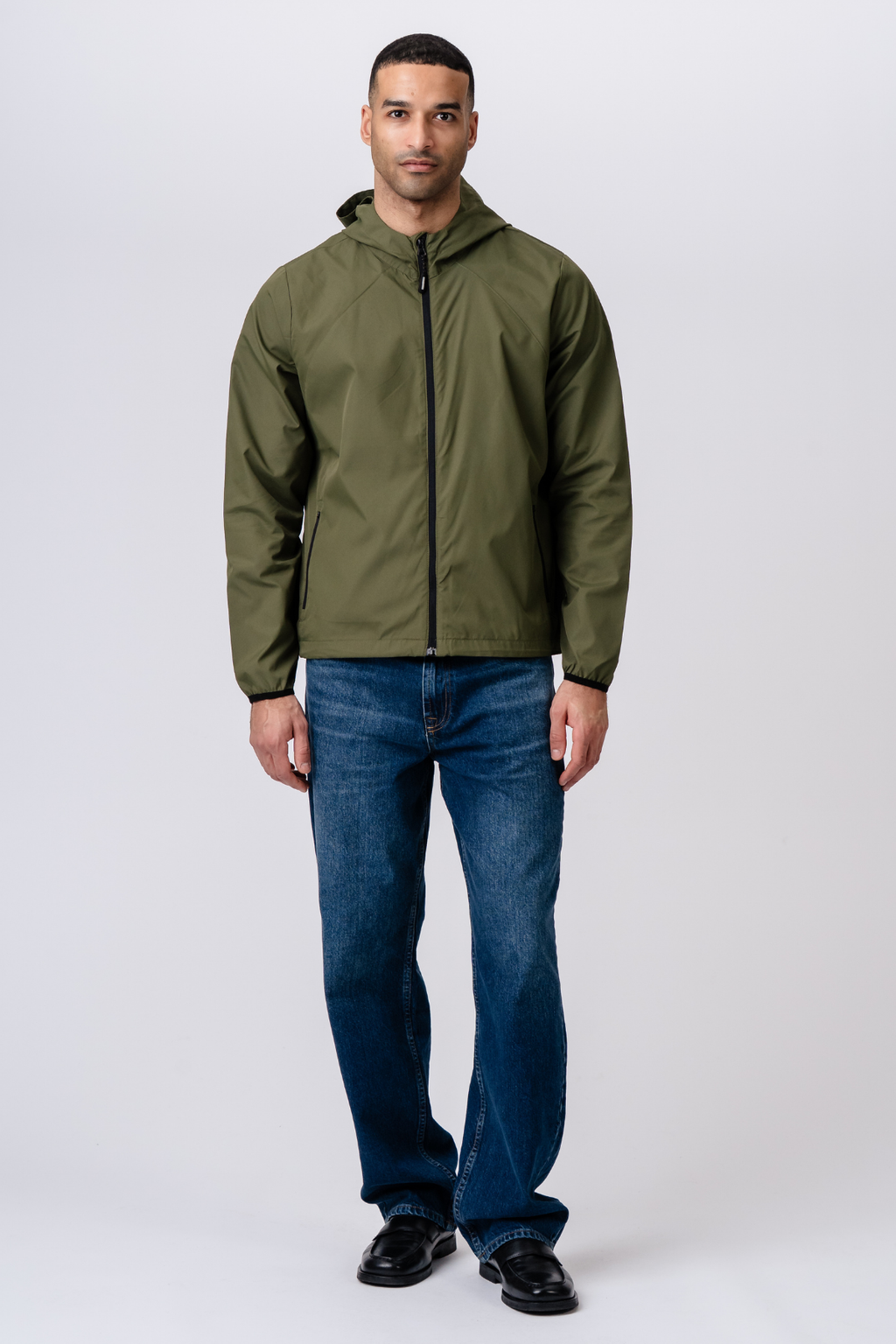 Shell-Jacke – Oliv