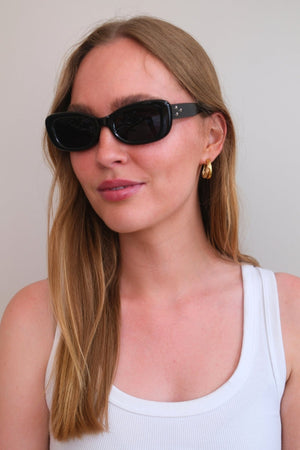 Saga -Sonnenbrille - Schwarz