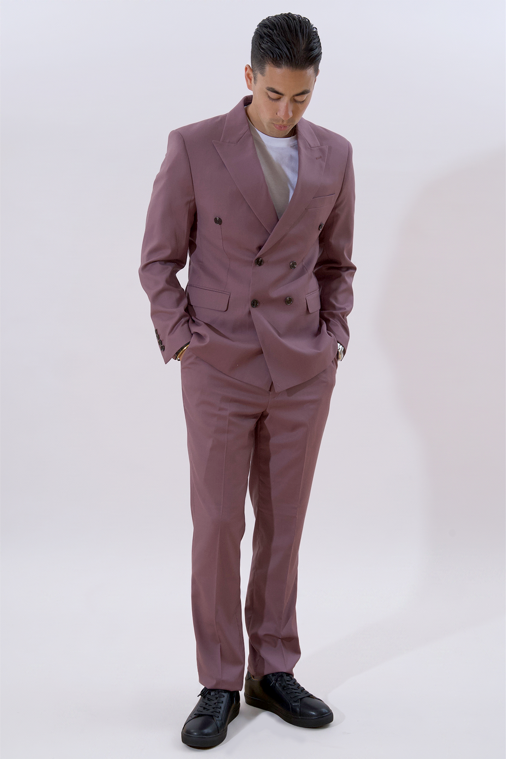 Klassischer Blazer – Lila
