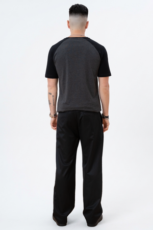 Basic Raglan-T-Shirt-Schwarzarmie