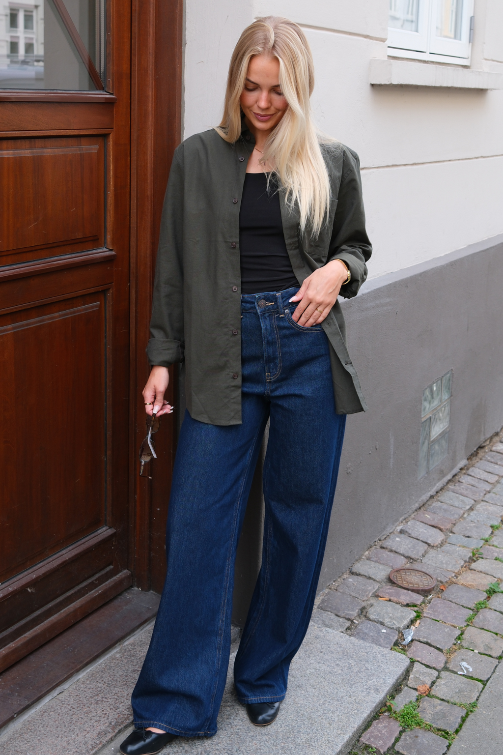 Freund Oxford Hemd - dunkelgrün