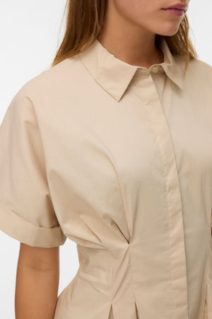 Kurzes Kleid von Friba – Zement