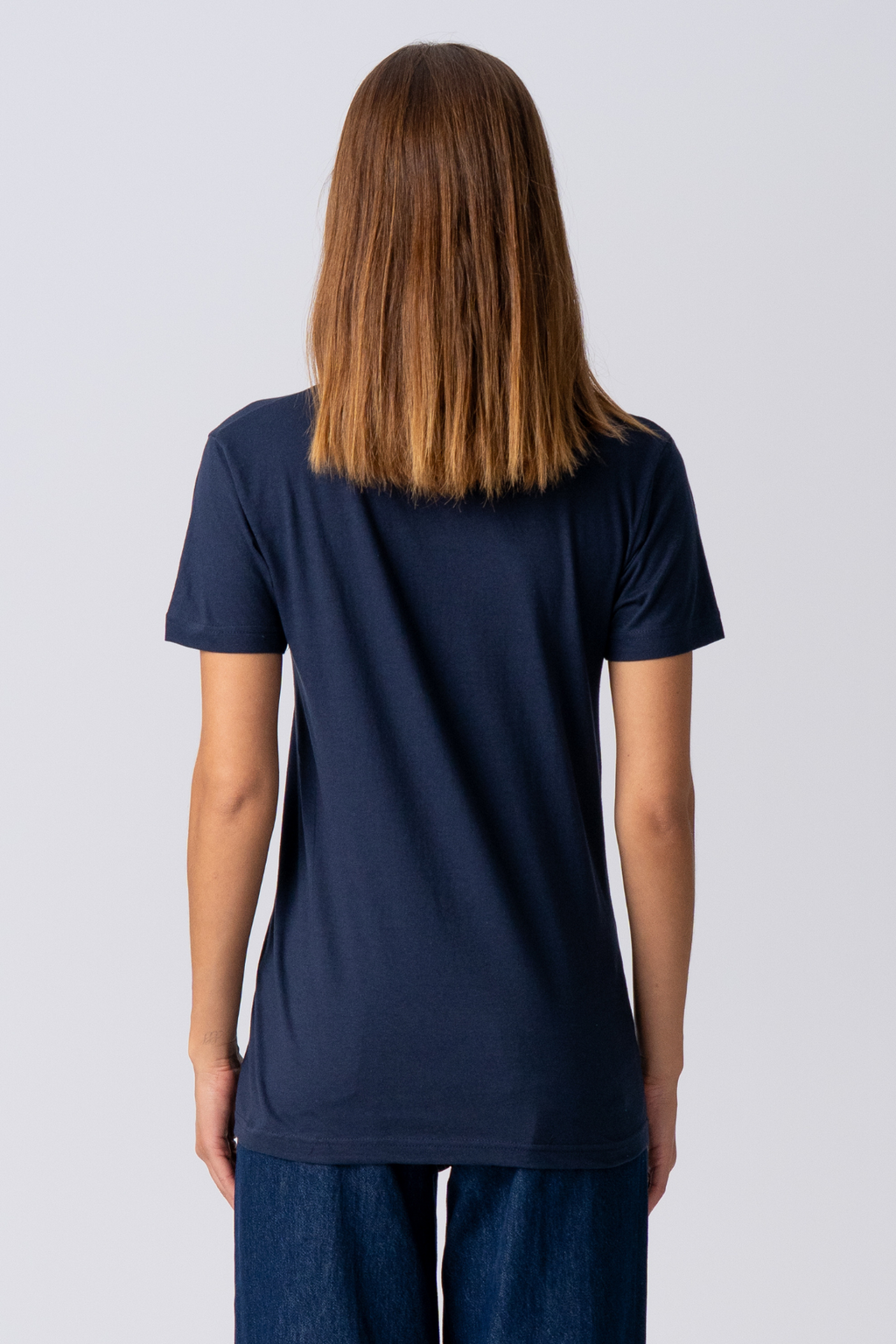 Basic Leichtes T -Shirt - Marine
