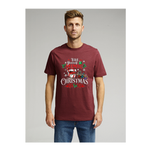 Bio -Basis -T -Shirt - Burgund