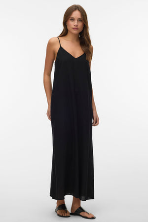 Mymilo Singlet-Knöchelkleid - Schwarz