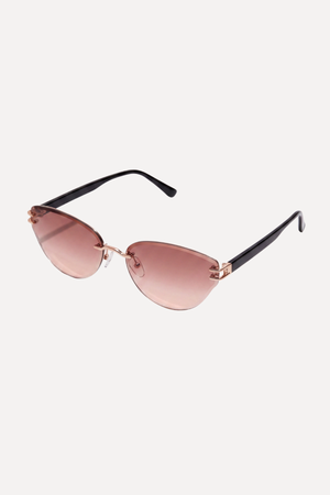 Sophia Sonnenbrille - Grün Pink