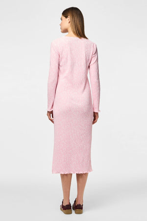 Flora Midi Kleid - Roseate Spoonbill Blume