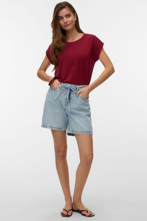 Wiengürtel Shorts Mix – Hellblauer Denim