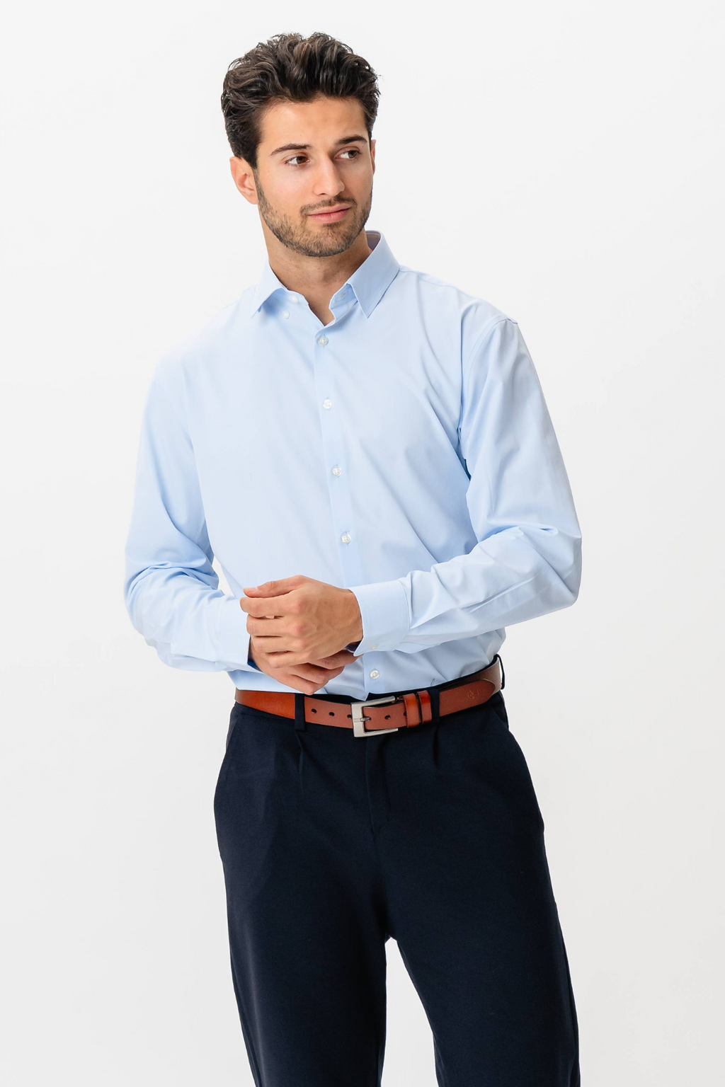 The Original Prämie Performance Hemd - hellblau