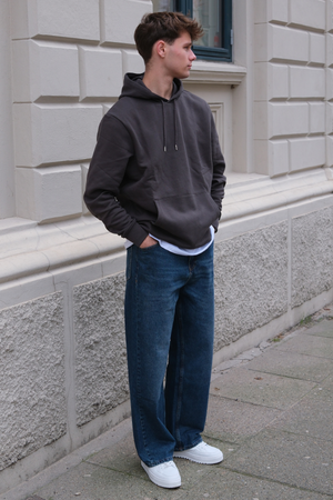 Baggy-Jeans – Hellblau