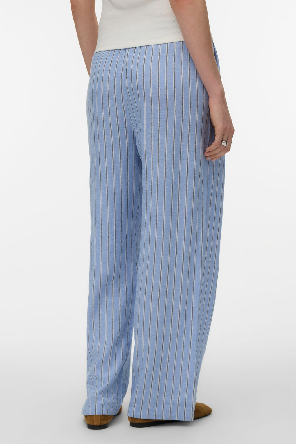 Linn HW Pants - Blazer in Kornblumenblau-Liva Navy