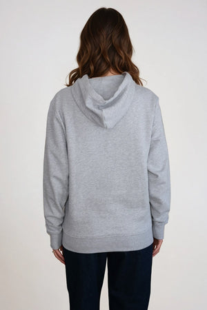 Sweatshirt Hoodie - Asche grau