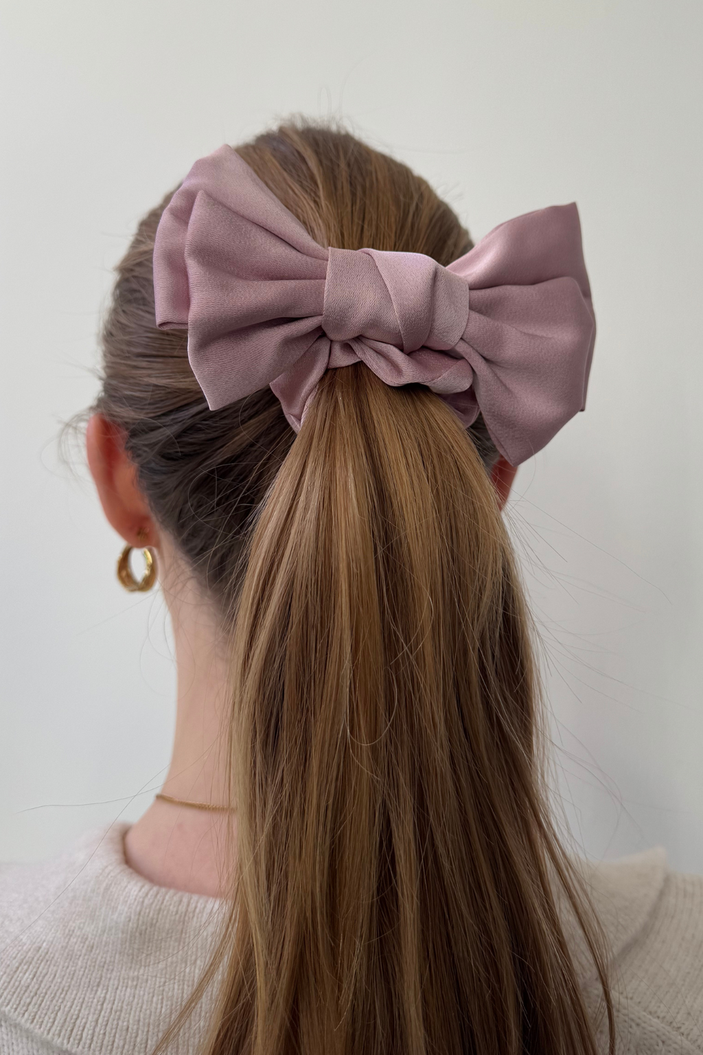 Double Bow Scrunchie - Pink