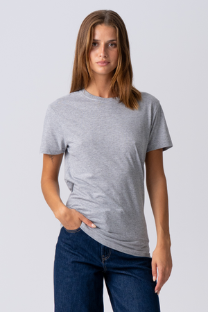 Basic Leichtes T -Shirt - grau