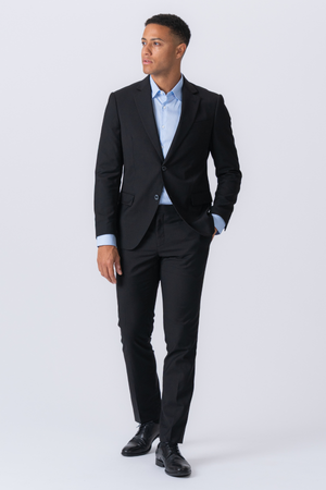 Premium -Einbrennstreicher -Blazer - Schwarz