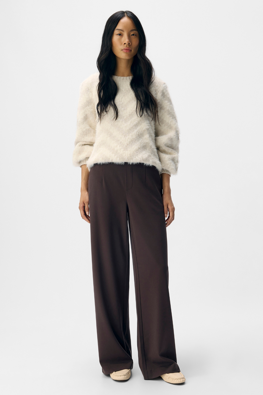 Lisa Wide Pant - Seal Braun