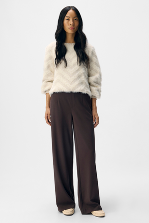Lisa Wide Pant - Seal Braun