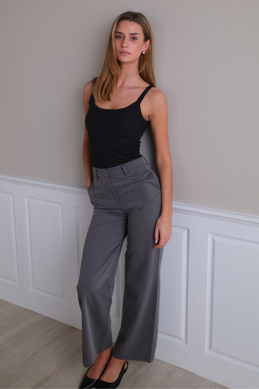 Rosalie Wide Pants - Grau