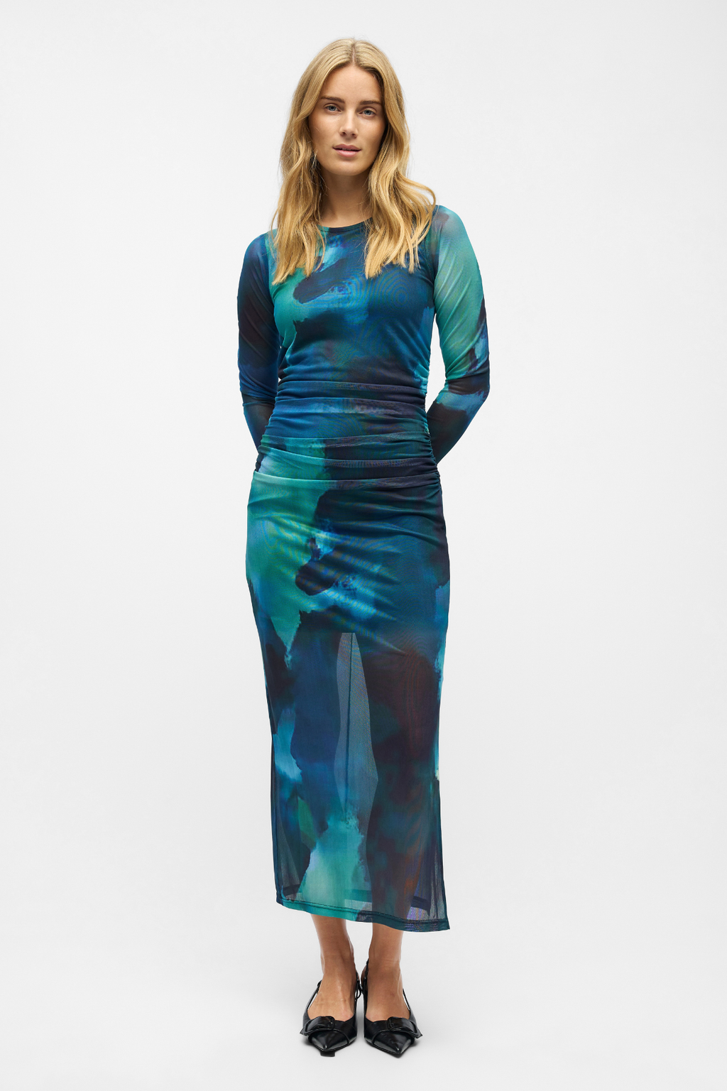 Jaila Long Dress - Sky Captain