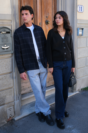 Strickjacke - schwarz