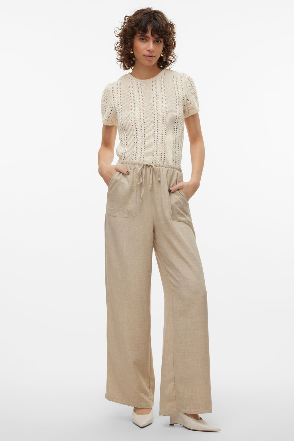 Melaney Loose Pant – Overcast Melange