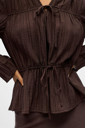 Brea Top - Brown versiegeln