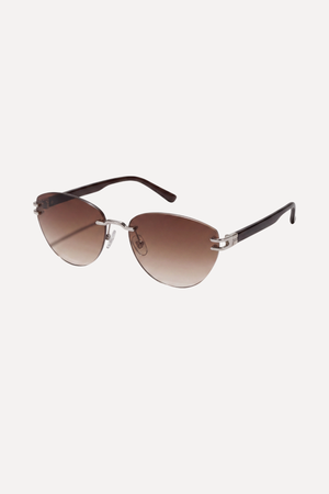Sophia Sonnenbrille - Silber-Rosa