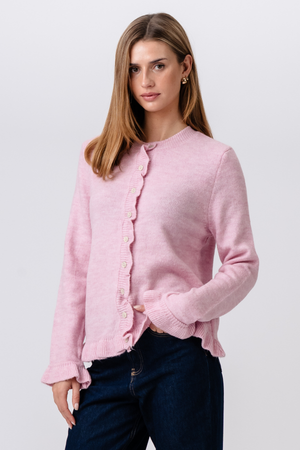 Flora-Cardigan – Rosa